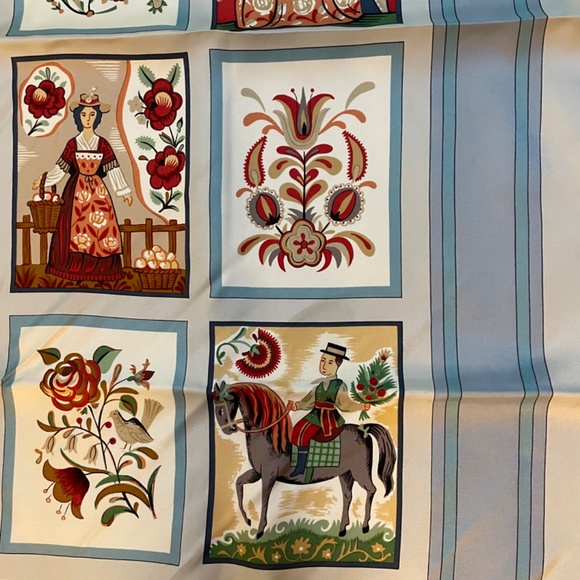 Authentic Hermes Scarf - Picture 6 of 12
